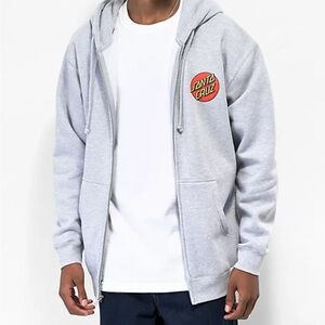 Santa Cruz Heather Gray Hoodie